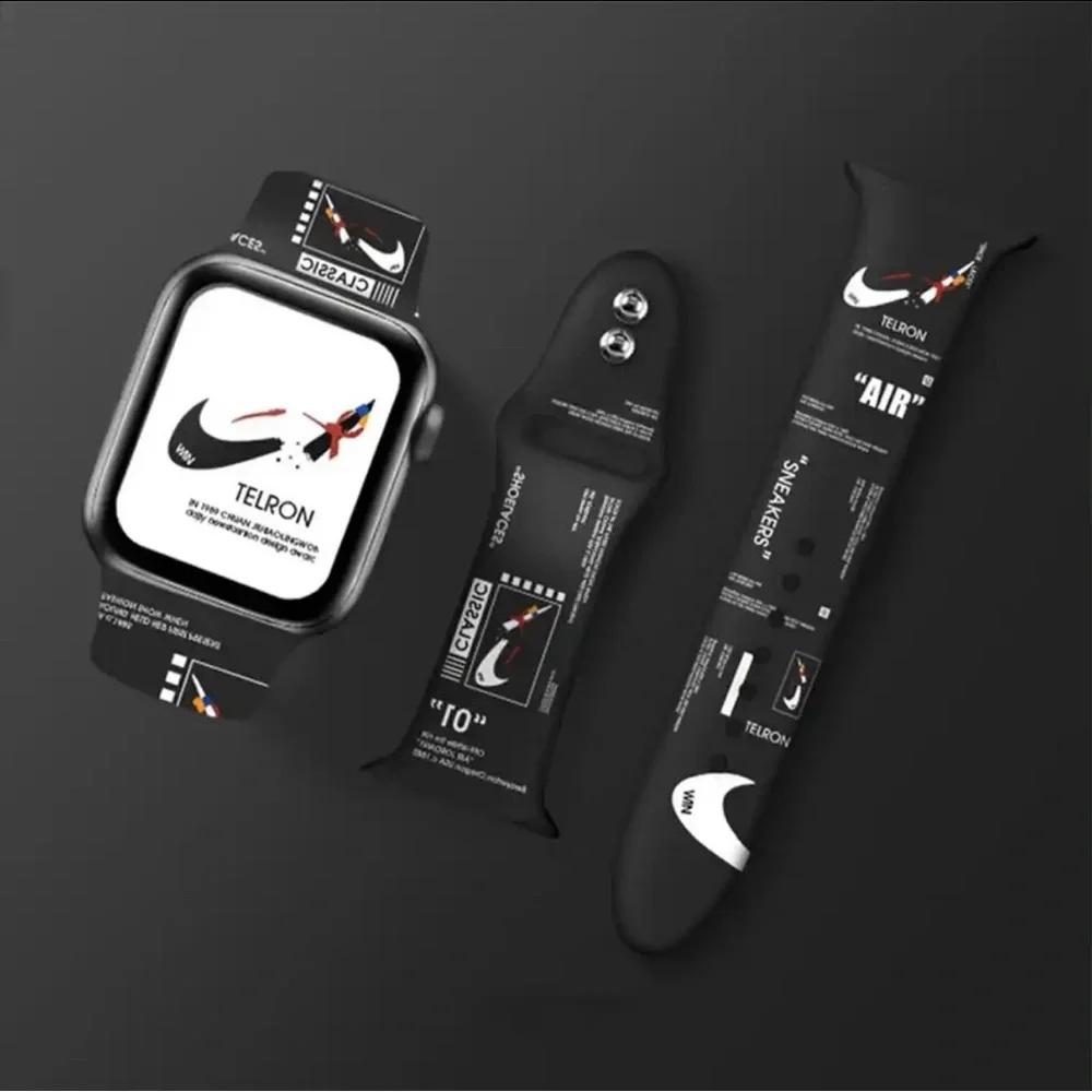 Apple Black Graphic Sport Band for Apple Watch
